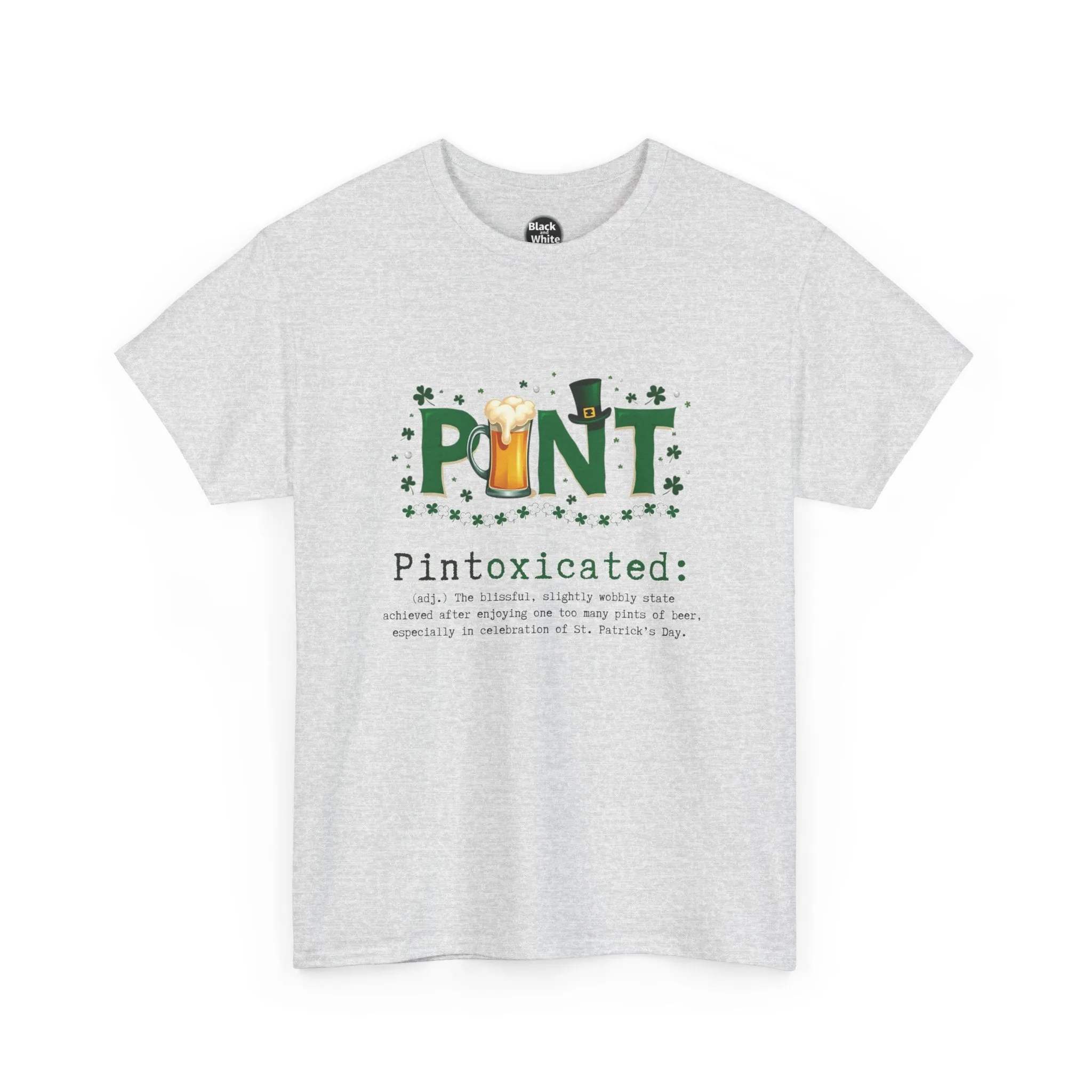 St. Patrick's Day Pintoxicated Shirt - Funny Irish Drinking Tee - Unisex Beer Lover Gift - St Paddy’s Party T-Shirt - Pub Crawl
