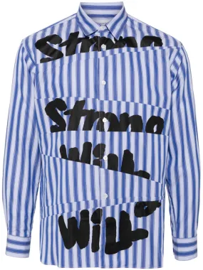 Strong Will Cut Striped Shirt