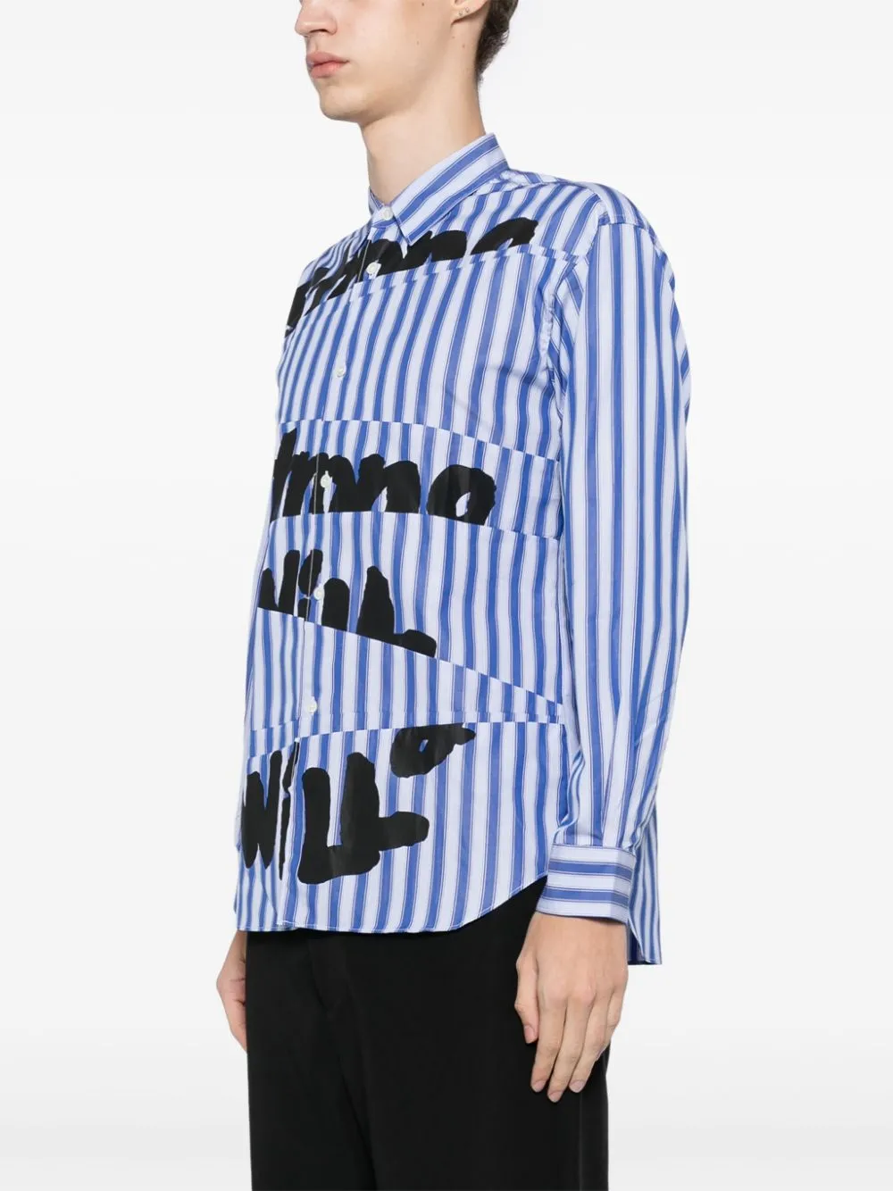 Strong Will Cut Striped Shirt