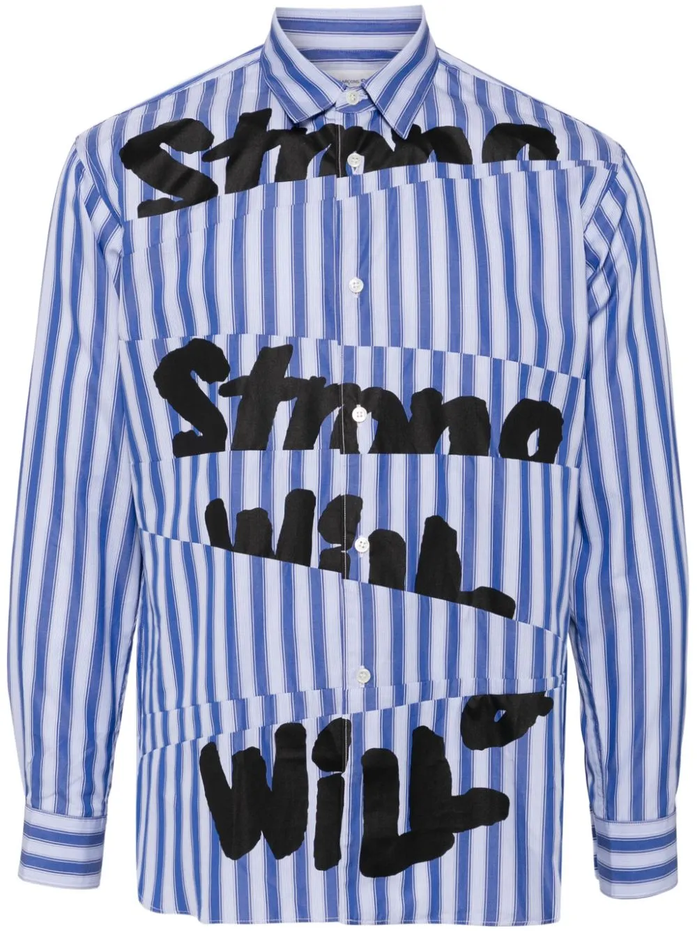Strong Will Cut Striped Shirt