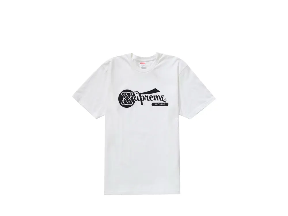 Supreme Records Tee White