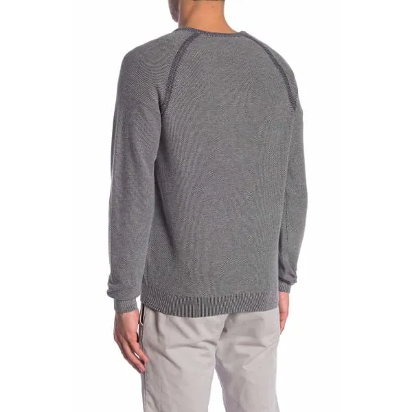 Tailor Vintage Reversible V-Neck Sweater MED GREY TO CHARCOAL HEATHER Hoodie Pullover
