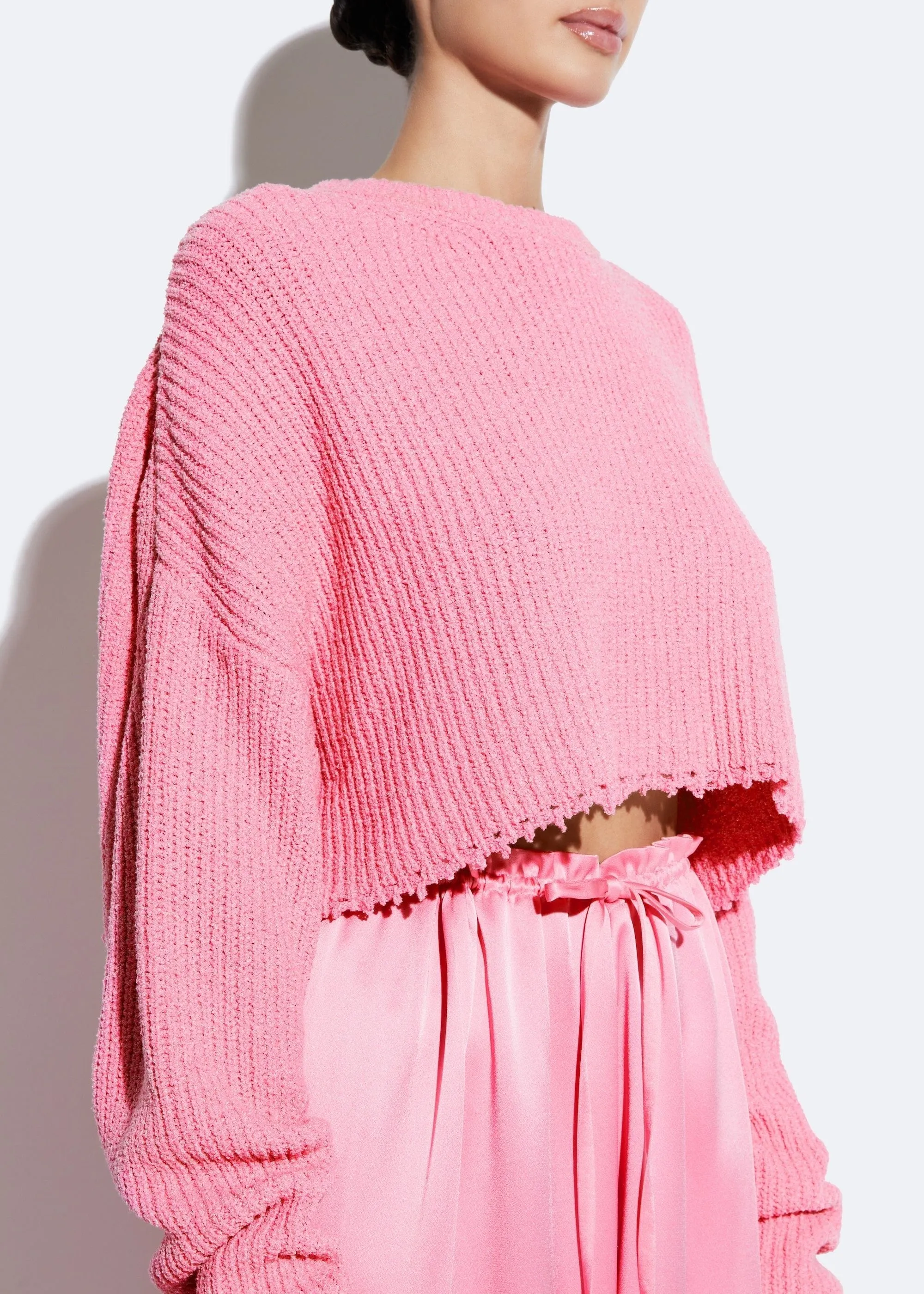 Textured Cotton Sweater