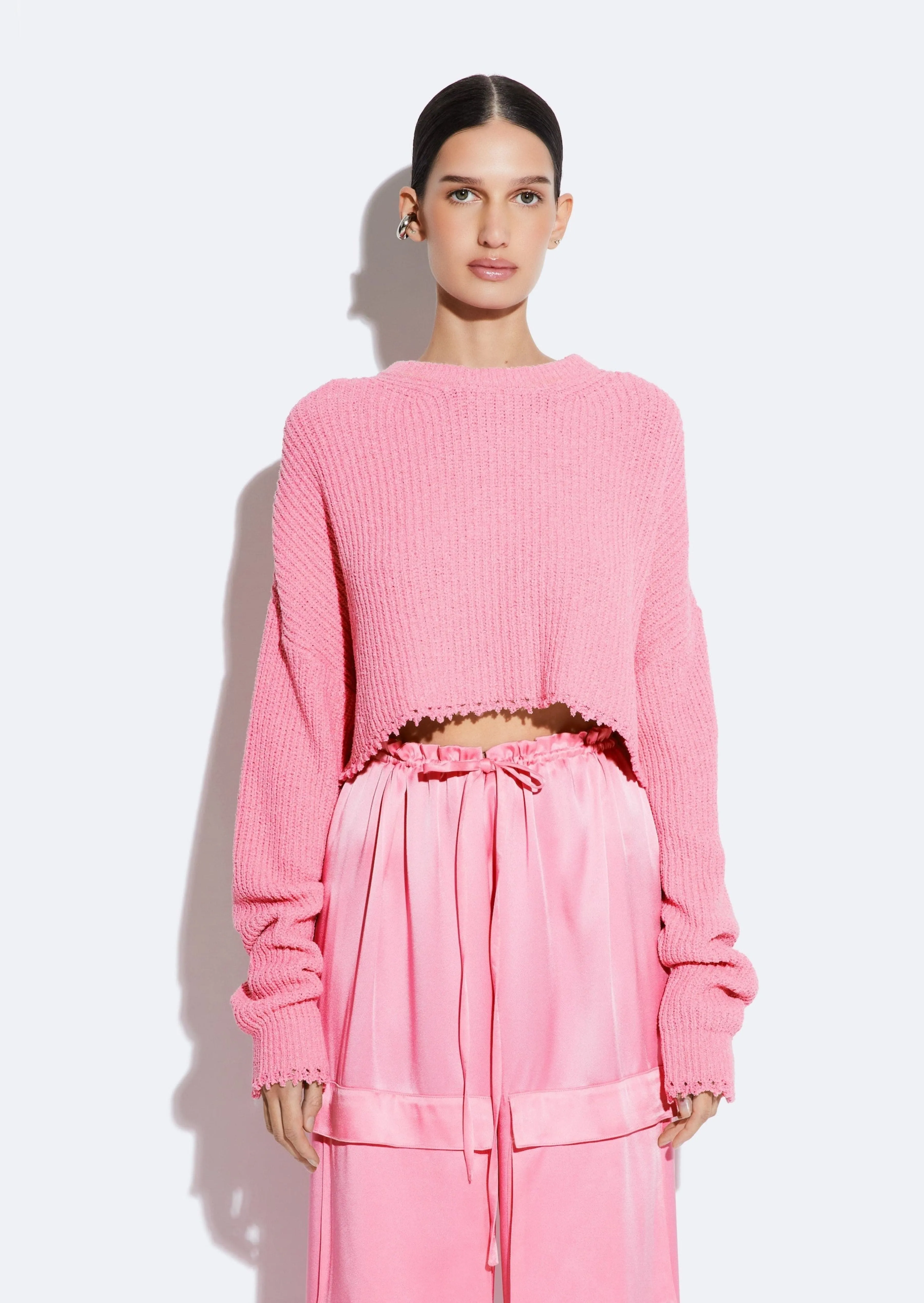 Textured Cotton Sweater