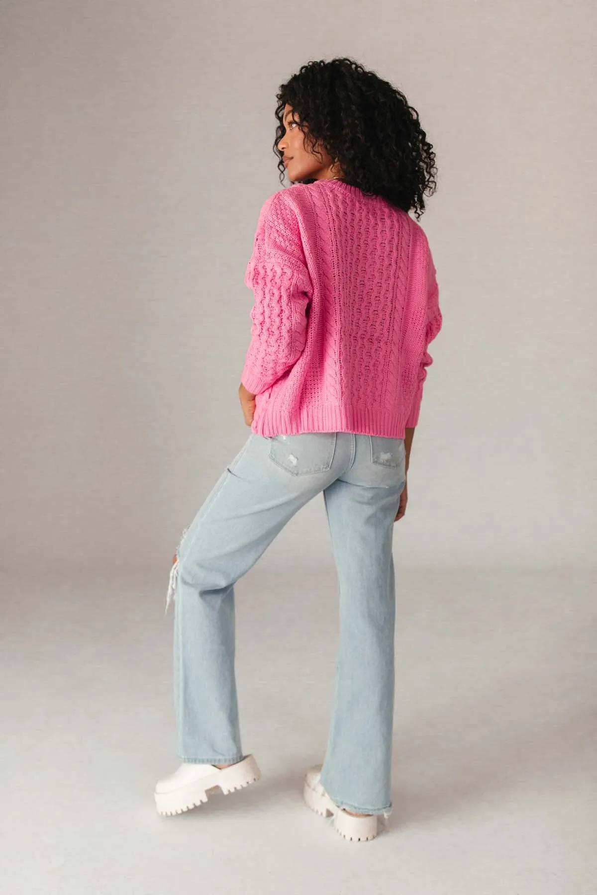 Textured Knit Sweater