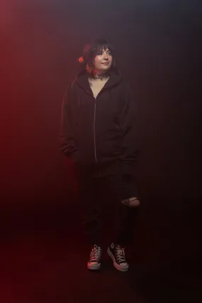 The OG Zip-Up Hoodie - Vintage Black