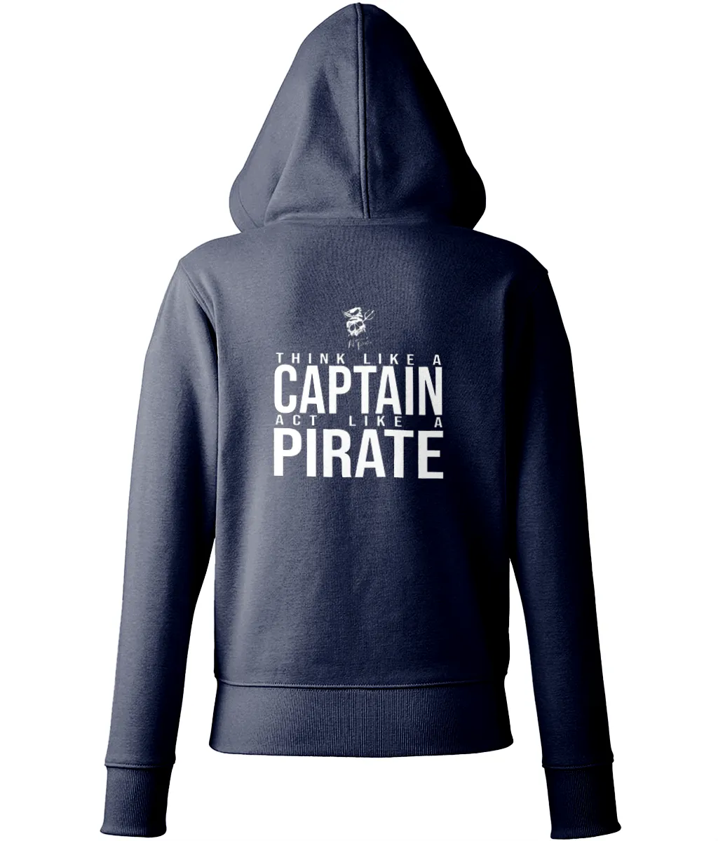 Think Like a Captain Women's Zip Hoodie