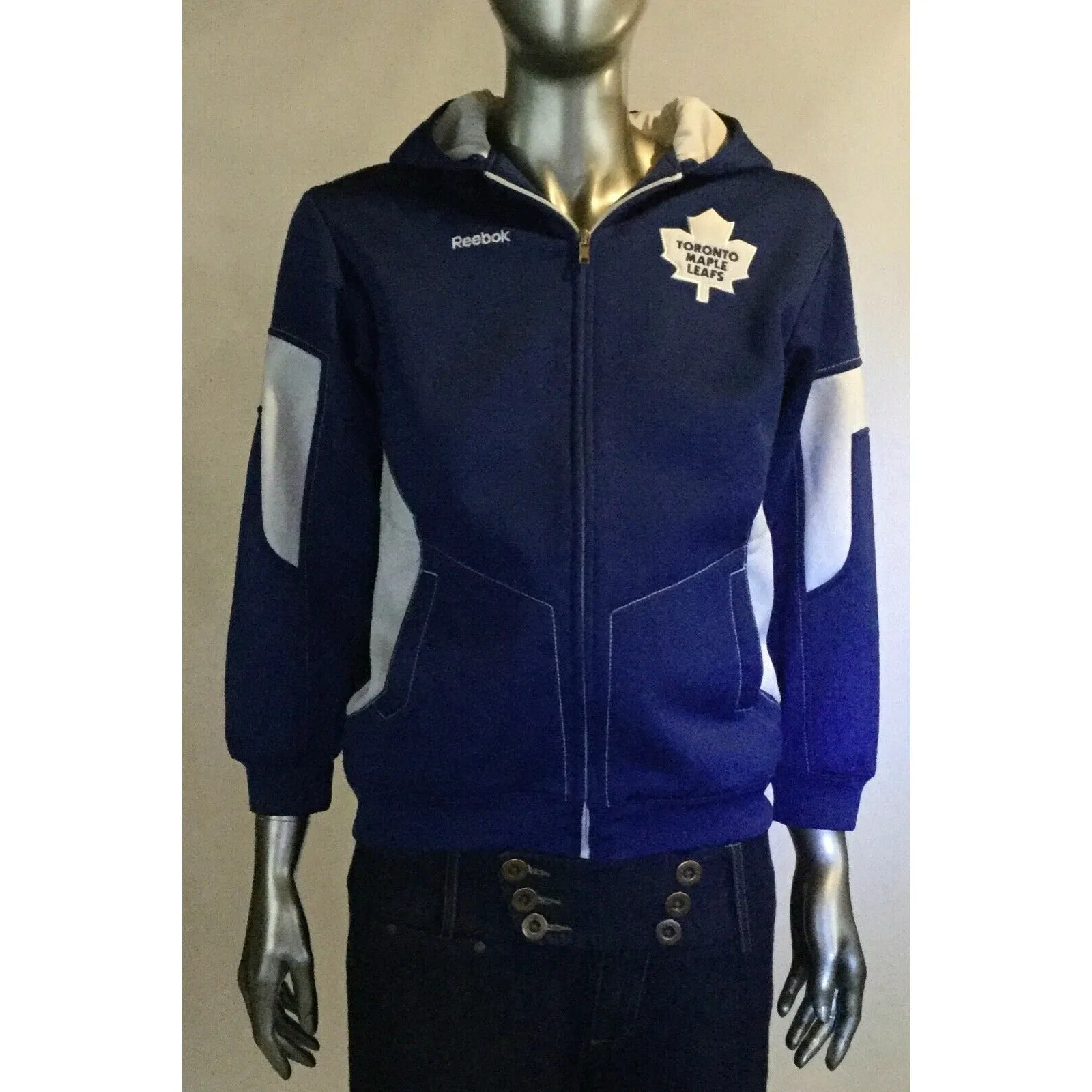 Toronto Maple Leafs Zip Up, NHL, Reebok, Zip Up Hoodie