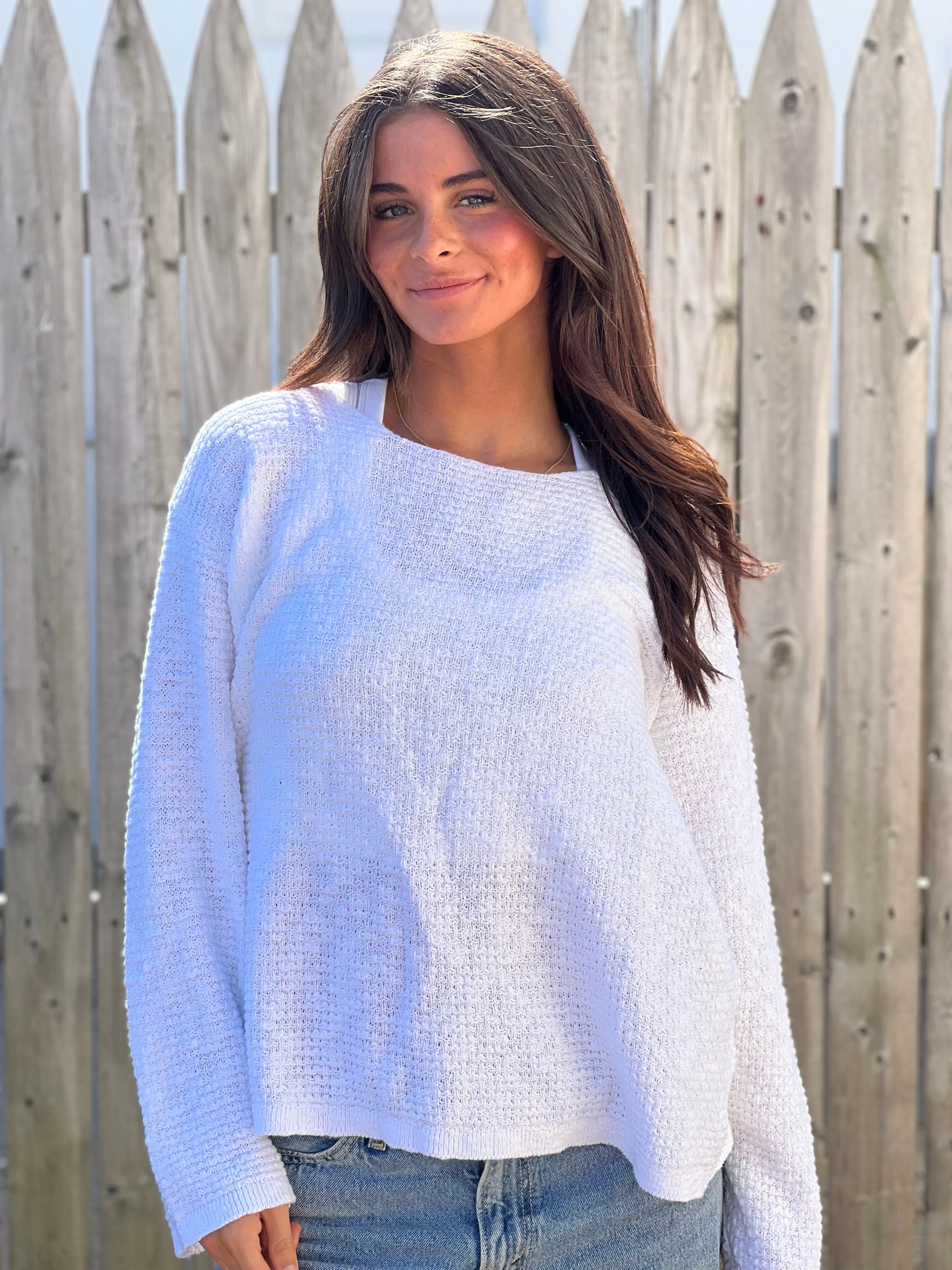 Tuck Stitch Sweater