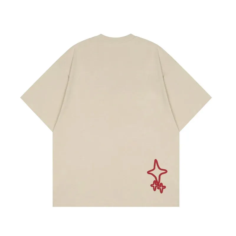 'Turn on the Dark' Graphic Print Cotton T-Shirt