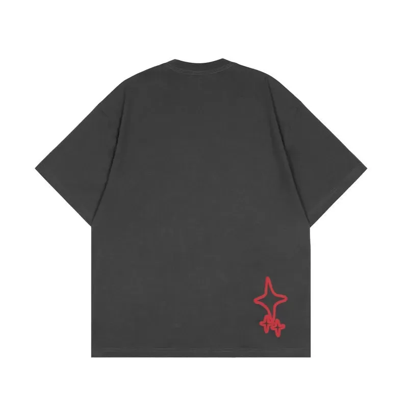 'Turn on the Dark' Graphic Print Cotton T-Shirt