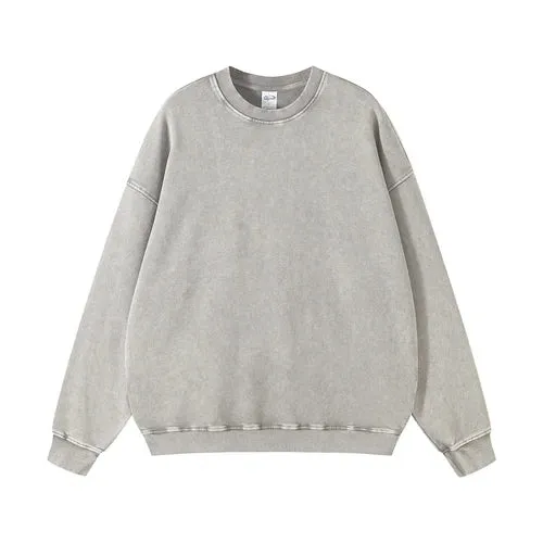 Unisex Vintage Washed Crewneck Sweatshirt