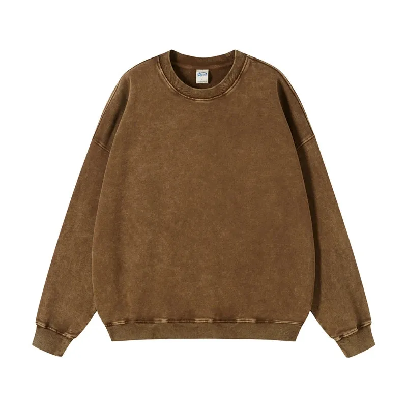 Unisex Vintage Washed Crewneck Sweatshirt