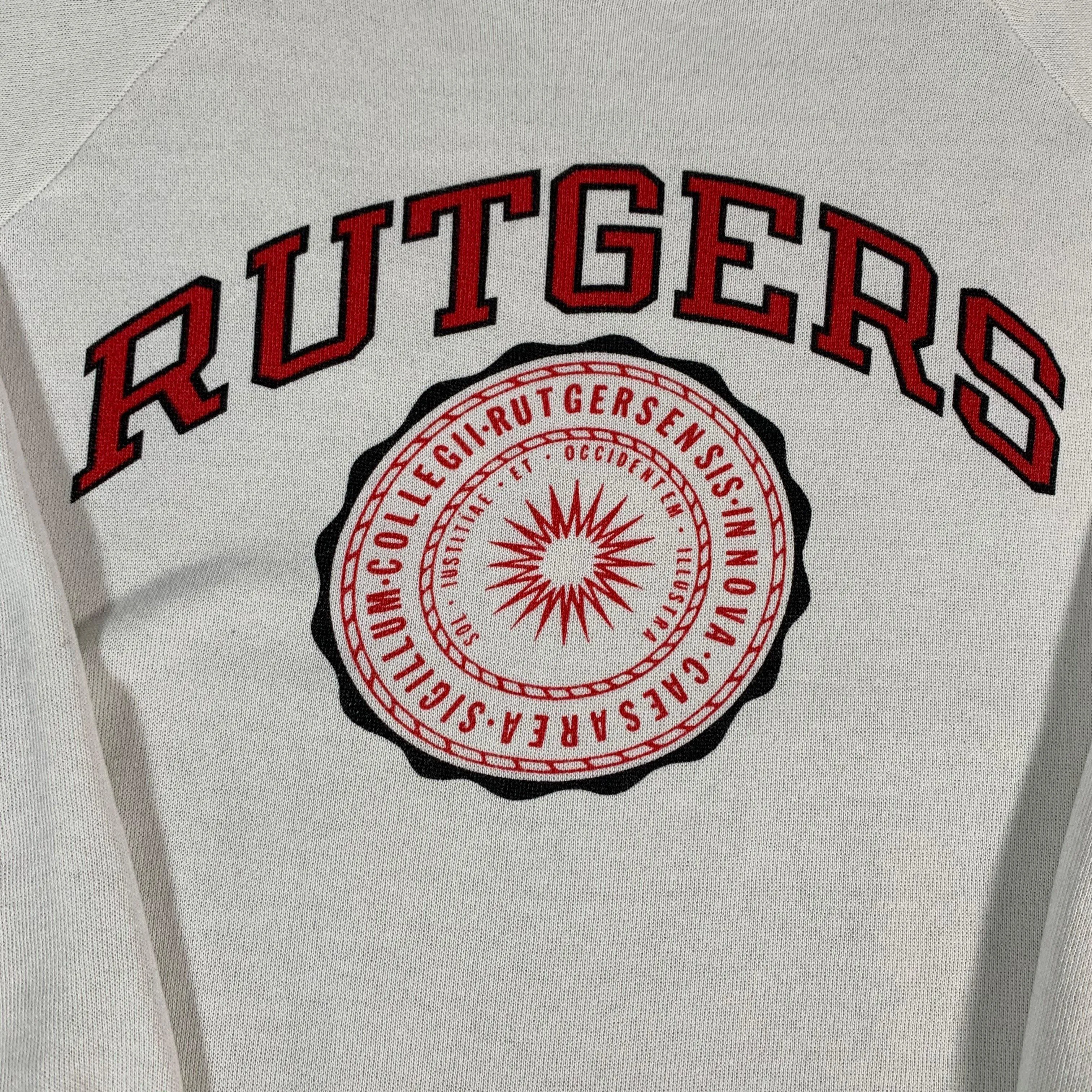 Vintage Champion Rutgers University "Seal" Crewneck Sweatshirt