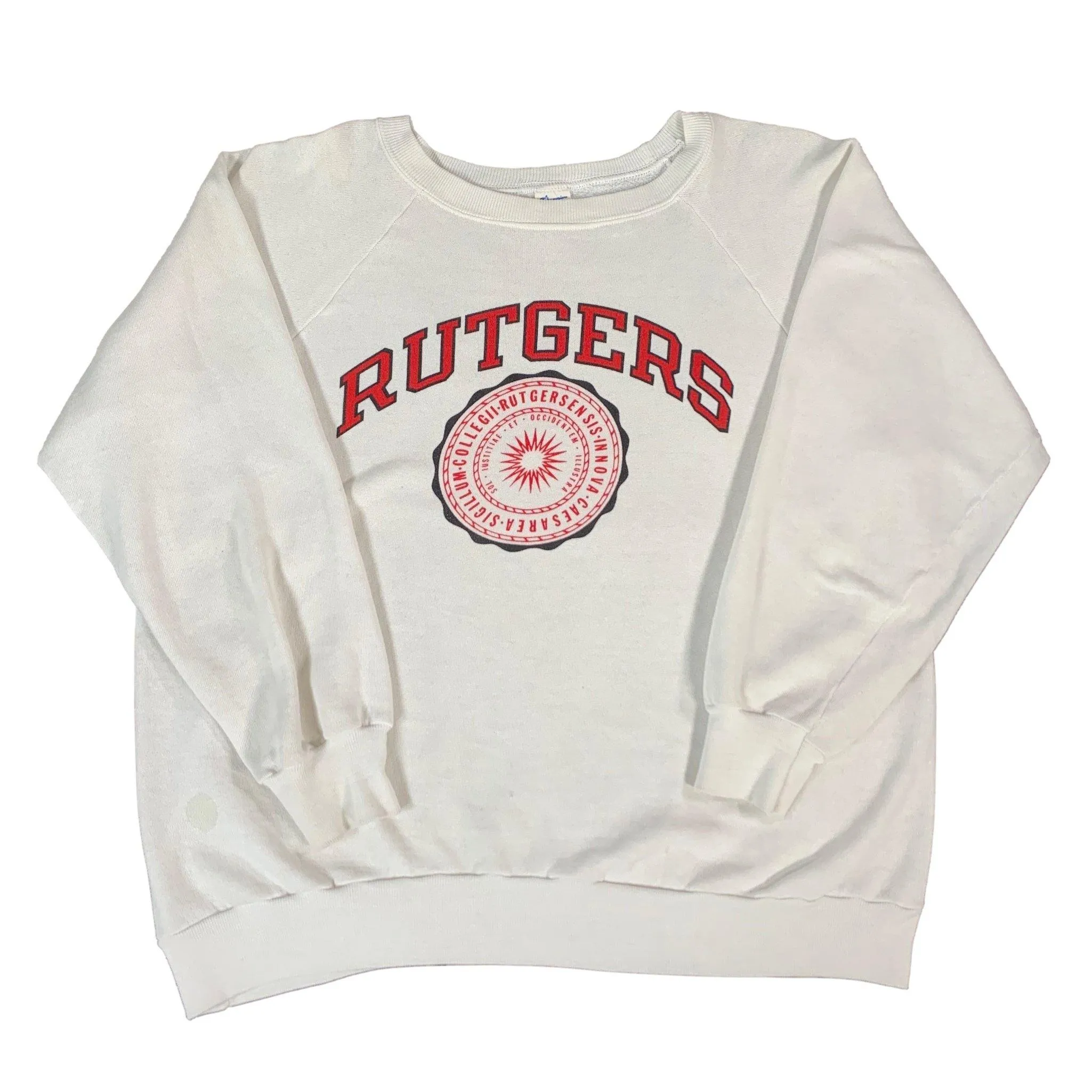 Vintage Champion Rutgers University "Seal" Crewneck Sweatshirt