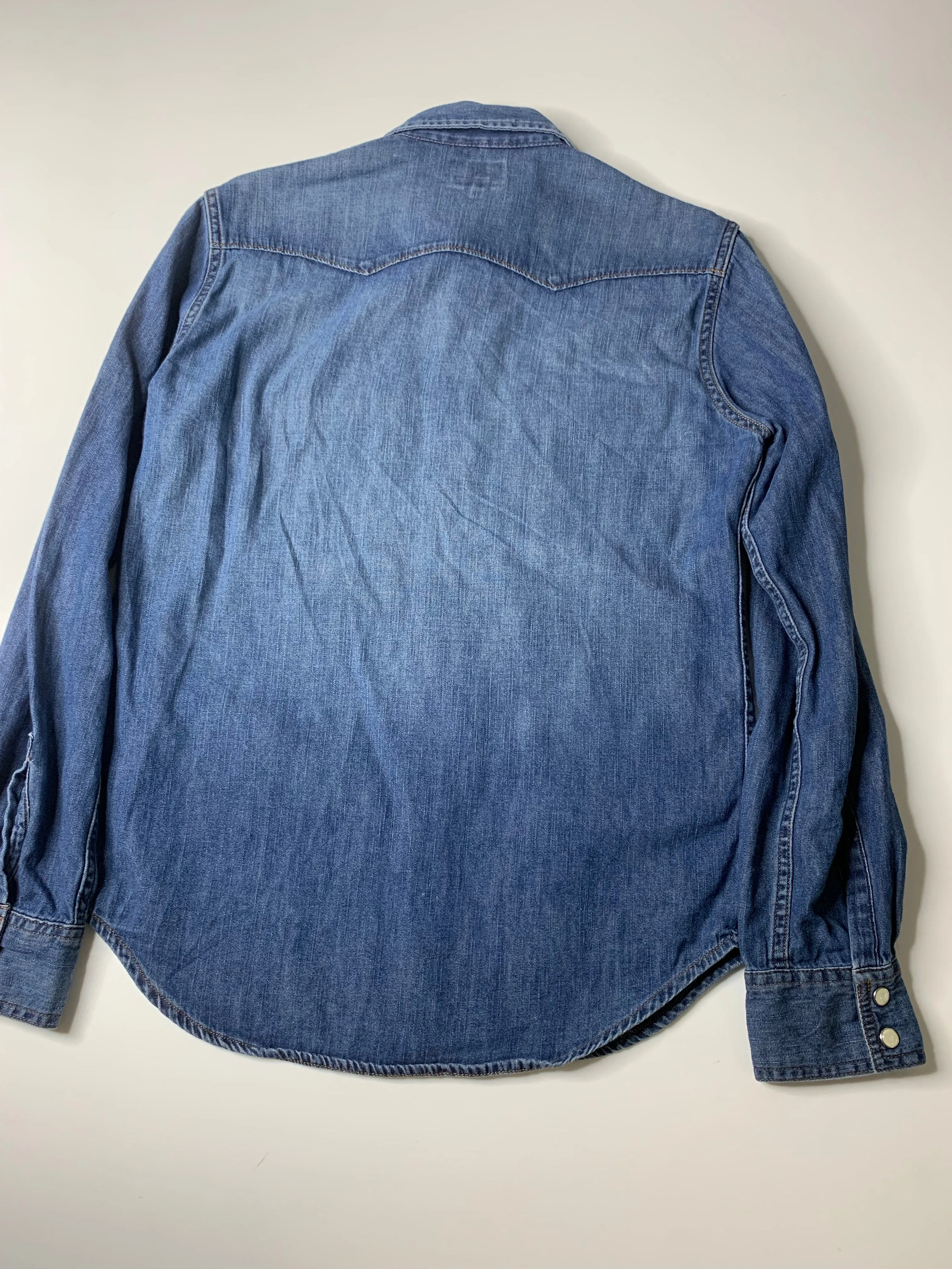 Vintage Levis Denim Pearl Snap Shirt