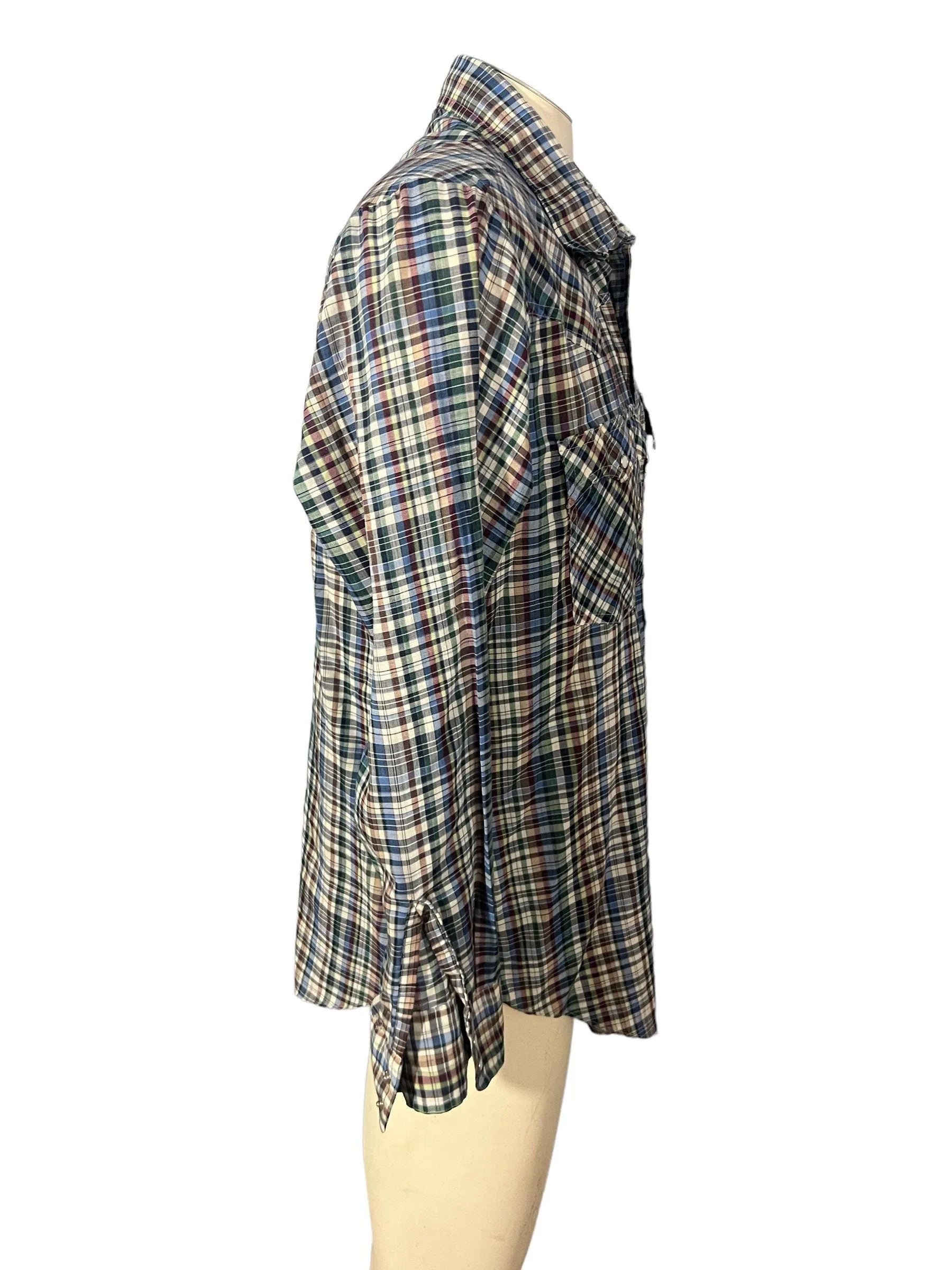 Vintage Levi’s plaid western shirt XL