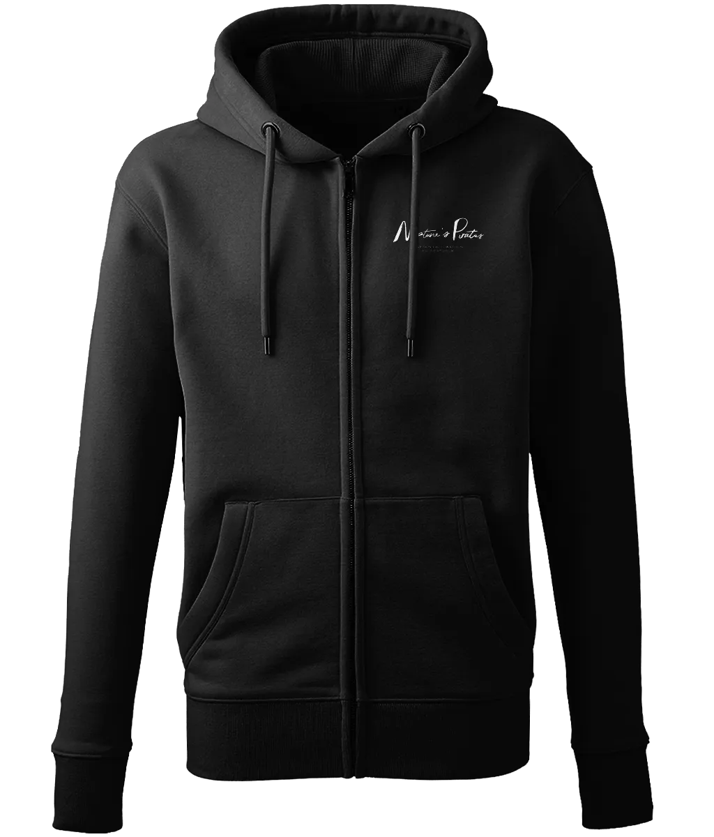 'We can't live on this planet with a dead ocean' Unisex Zip Hoodie