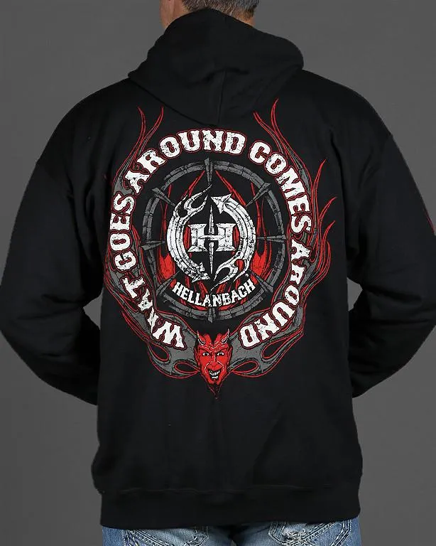 What Goes Around Comes Around Zip-Up Hoodie