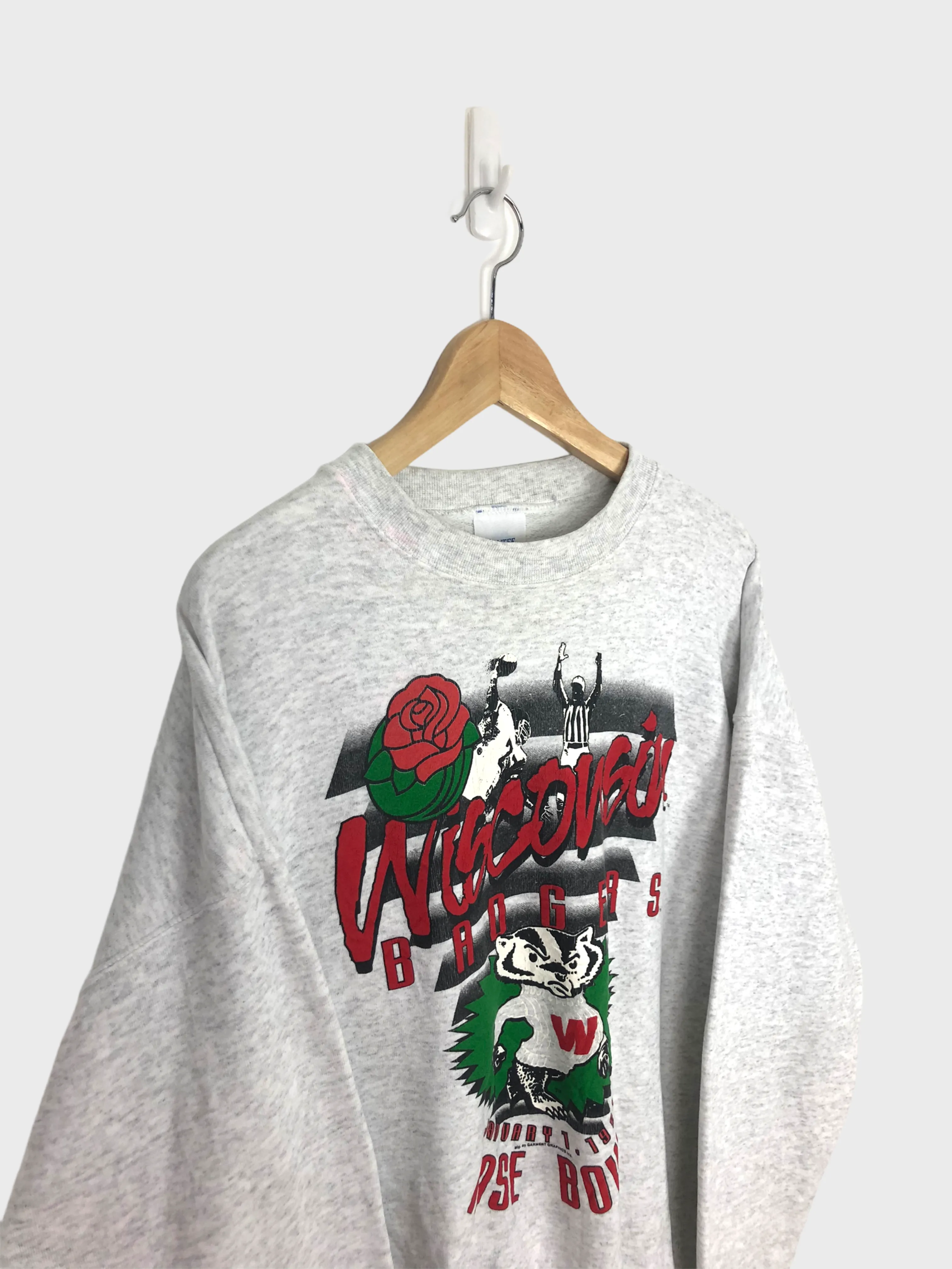 Wisconsin Badgers 1994 USA Made Vintage Sweatshirt Size 10-12