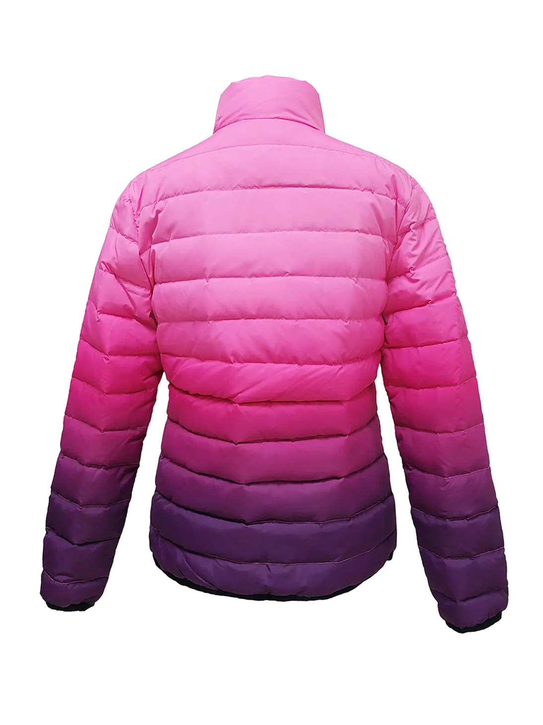 Women's Pink and Purple Down Jacket