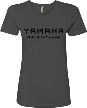 YAMAHA APPAREL Women's Yamaha Motorcycles T-Shirt - Charcoal Black - Small NP21S-M3137-S